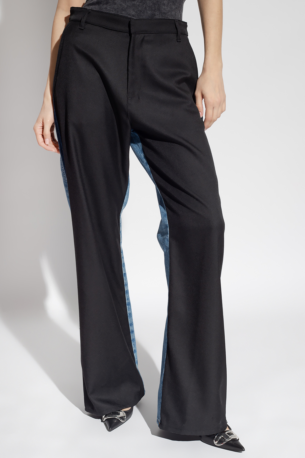 Black 'P-HAKEA' panelled trousers Diesel - Vitkac Canada